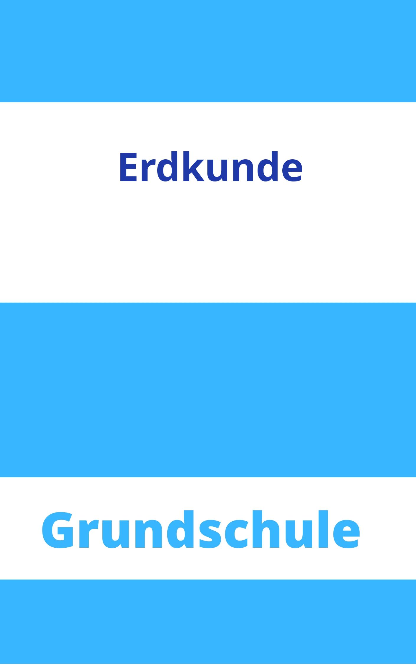 Erdkunde Grundschule Arbeitsblätter Arbeitsblätter