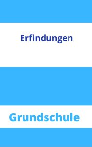 Erfindungen Grundschule Arbeitsblätter