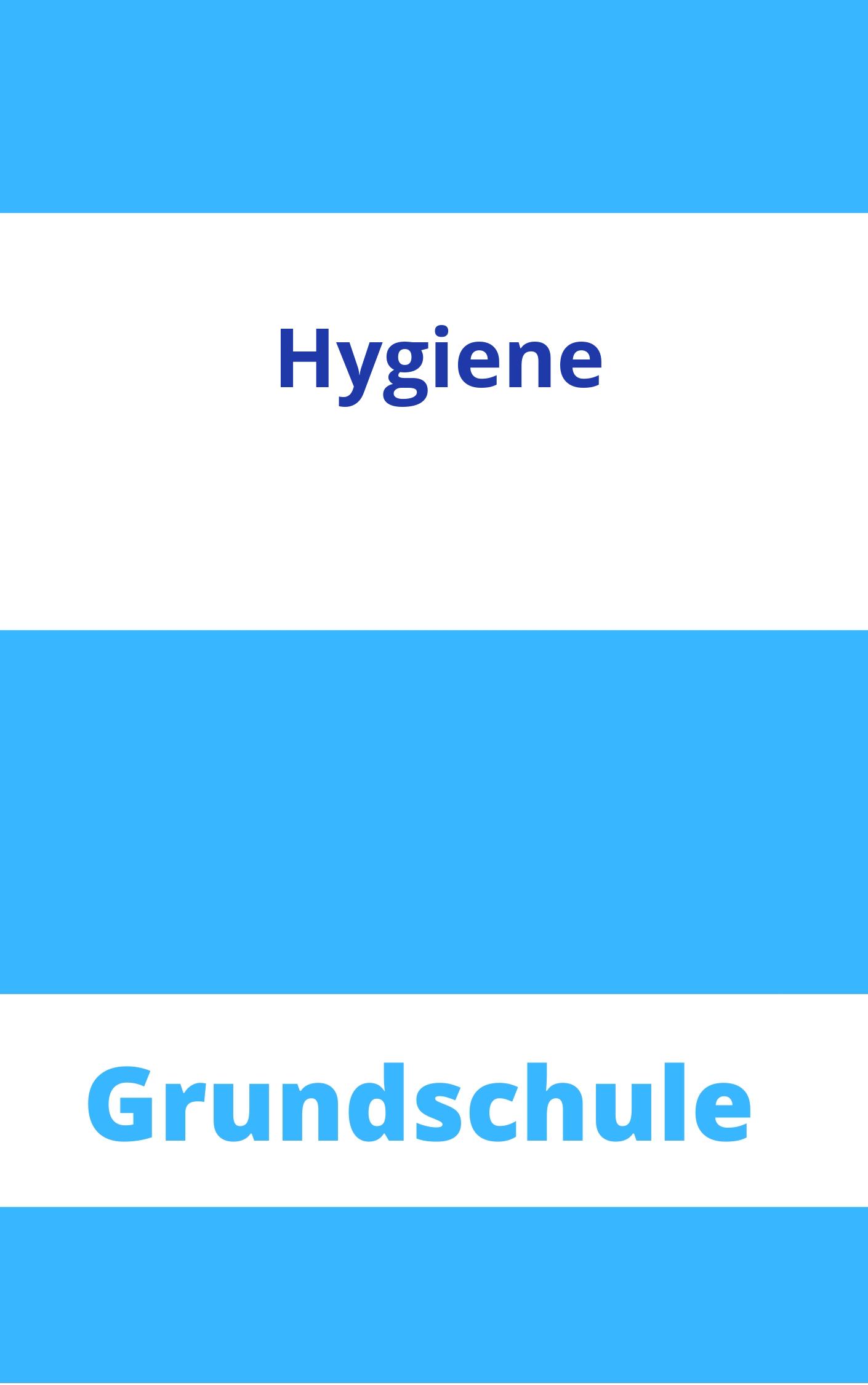 Hygiene Arbeitsblätter Grundschule Arbeitsblätter