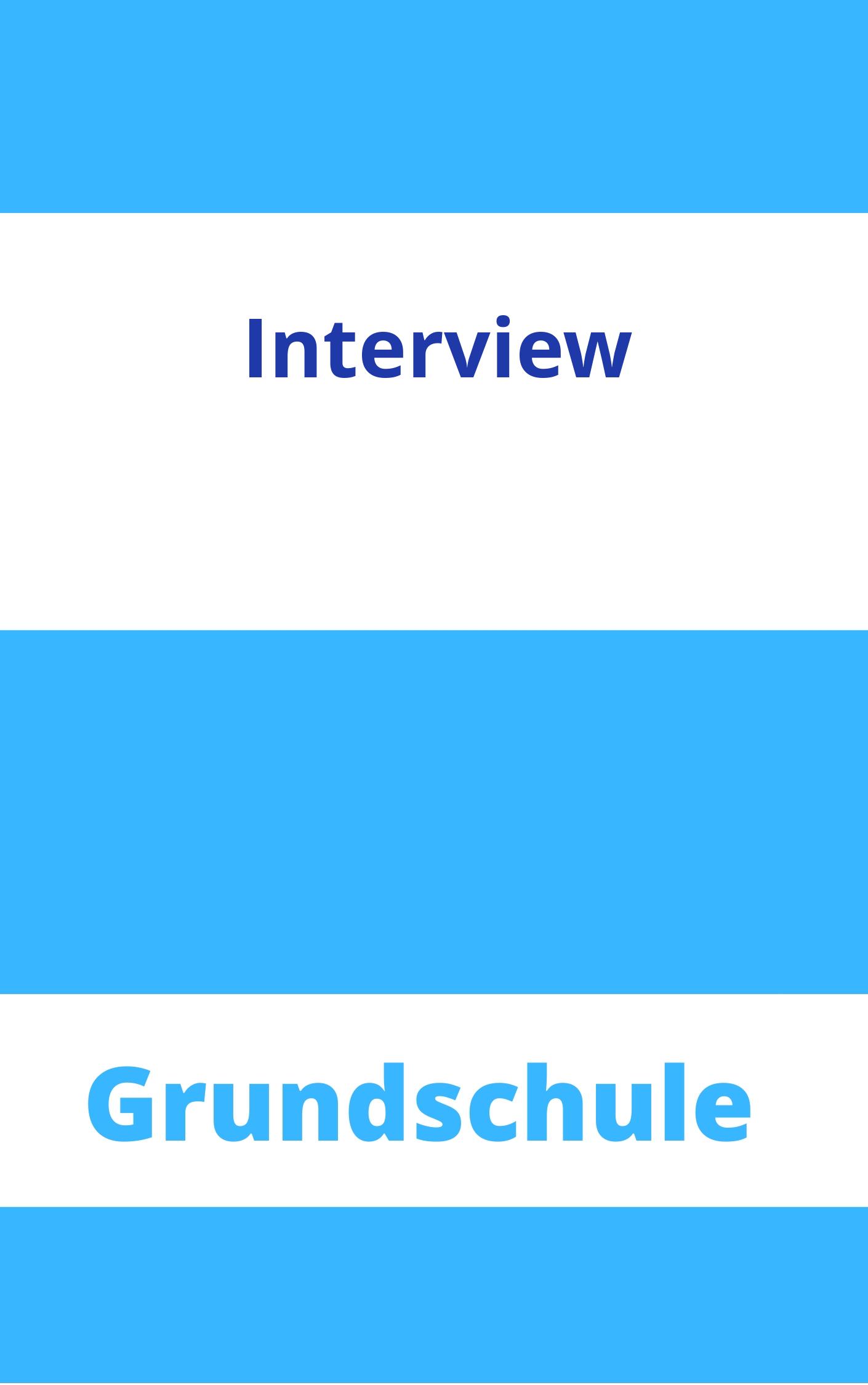 Interview Grundschule Arbeitsblätter Arbeitsblätter