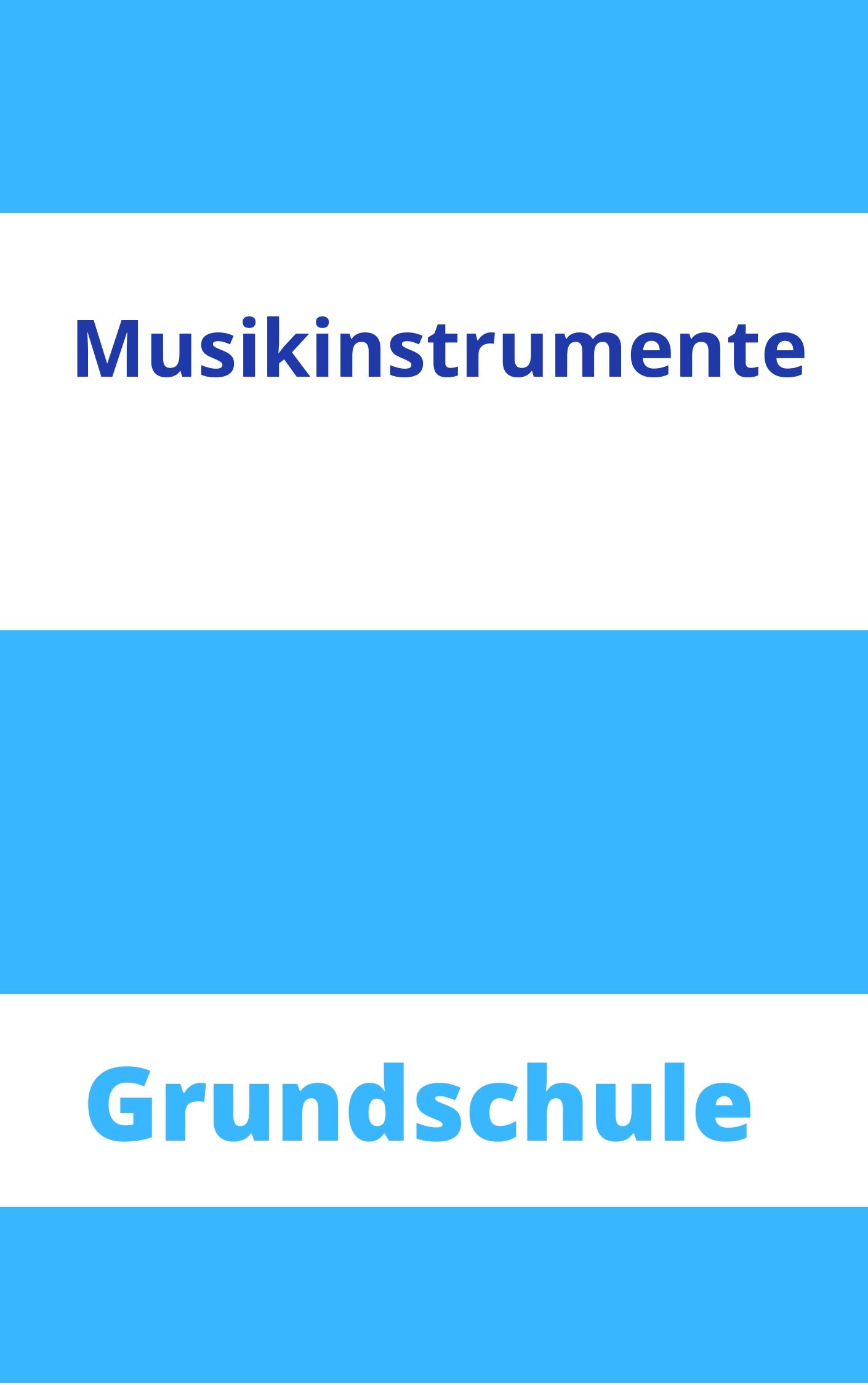 Musikinstrumente Grundschule Arbeitsblätter Arbeitsblätter