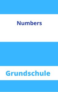 Numbers Grundschule Arbeitsblätter