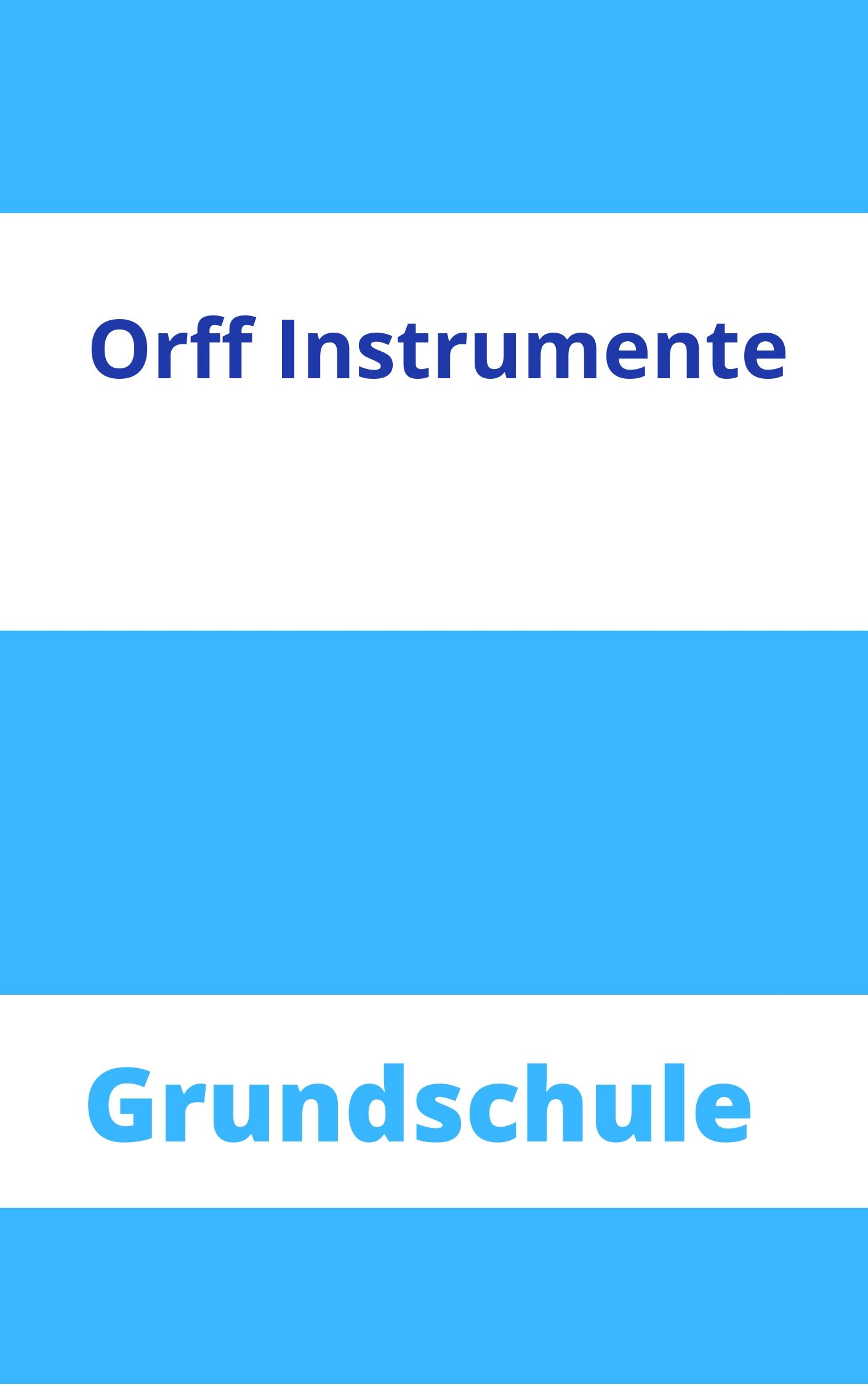 Orff Instrumente Grundschule Arbeitsblätter Arbeitsblätter