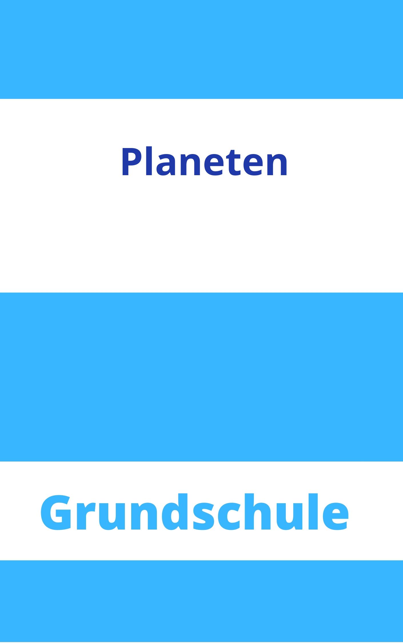 Planeten Grundschule Arbeitsblätter Arbeitsblätter