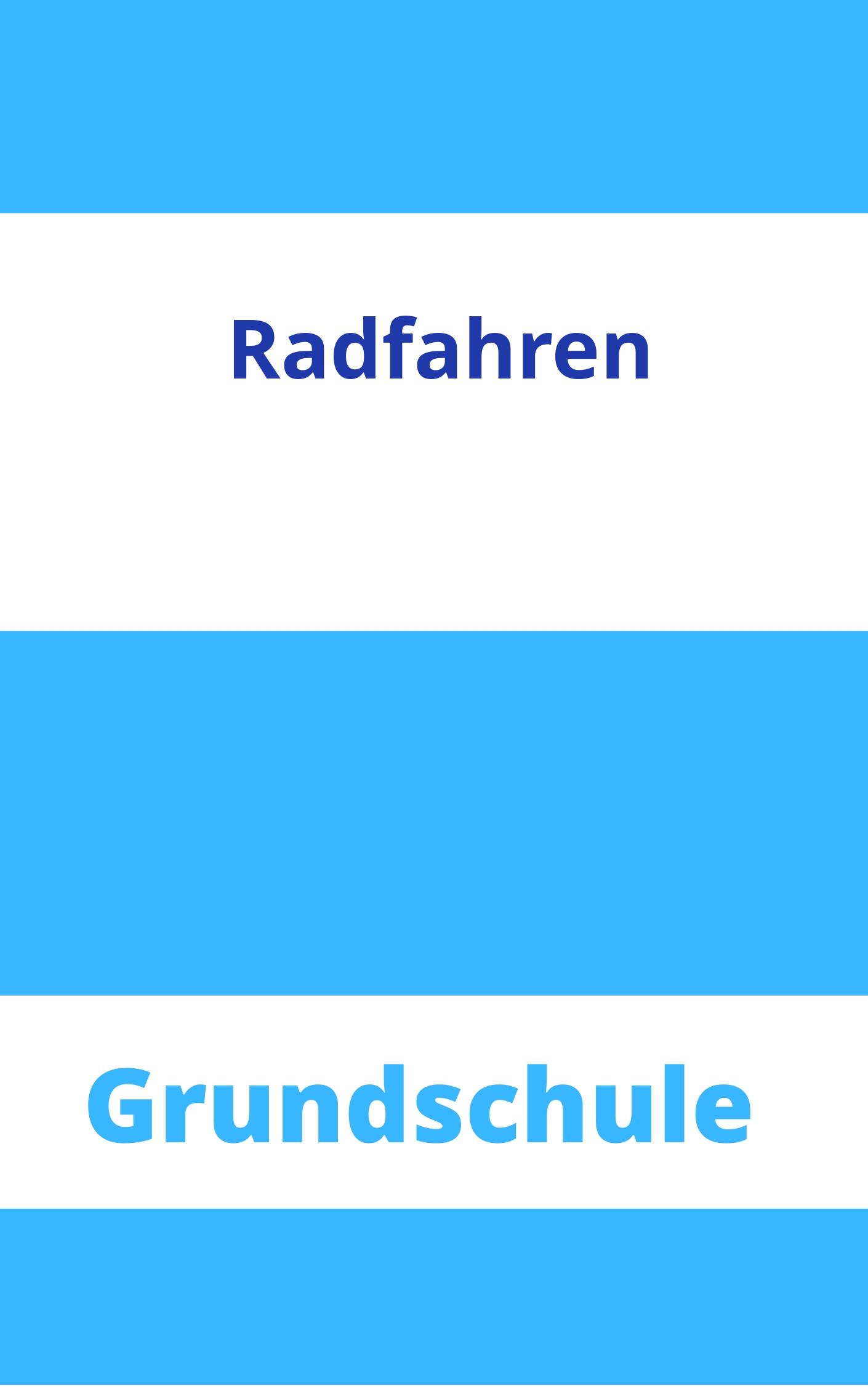 Radfahren Arbeitsblätter Grundschule Arbeitsblätter