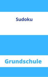 Sudoku Grundschule Arbeitsblätter