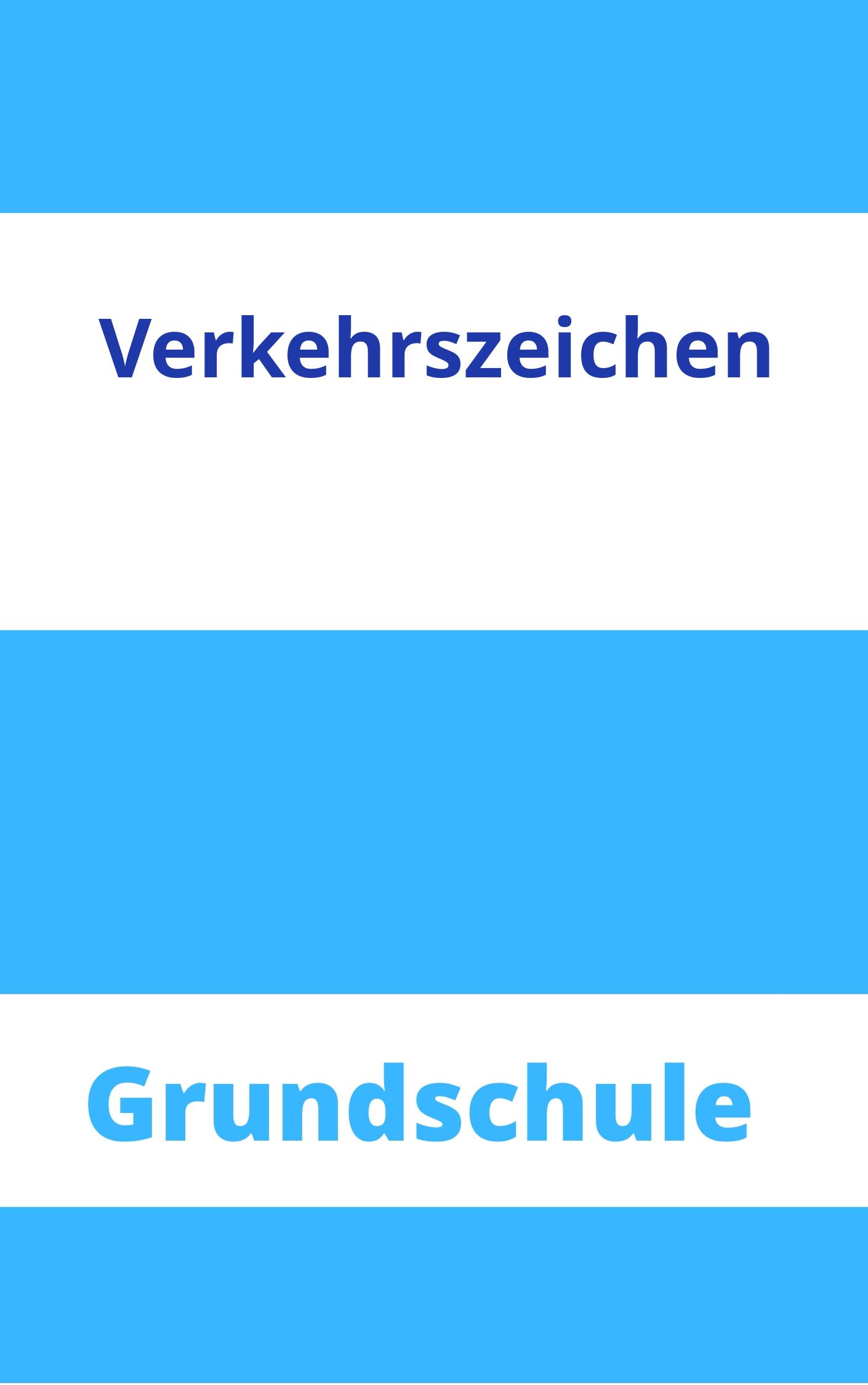 Verkehrszeichen Grundschule Arbeitsblätter Arbeitsblätter